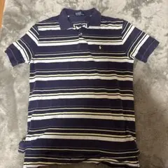 Ralph Lauren ポロシャツ ネイビー ストライプ