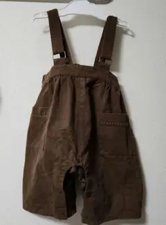 本日限定早い者勝ち価格！テータテート ブラウン サロペット 80