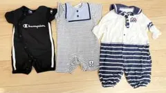 ロンパース3点セット