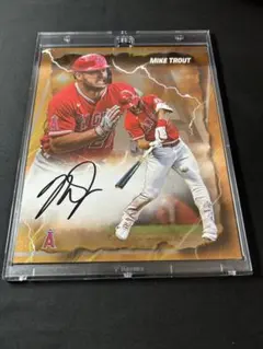 Fanatics MLB EMANATE　マイク・トラウト　直筆サイン　オート