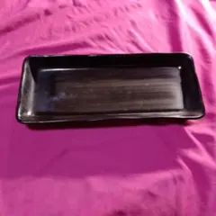 陶器皿、黒色、グラデーション