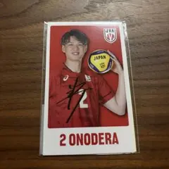 バレーボール男子日本代表　小野寺太志　ステッカー2枚セット