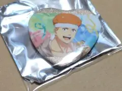 ウィンドブレーカー ハート型 グリッター 缶バッジ　柘浦大河