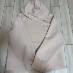 UNIQLOピンク フード付き パーカー スウェットN