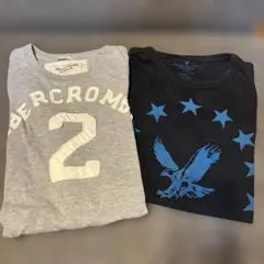 Abercrombie & Fitch とAmerican Eagle Tシャツ