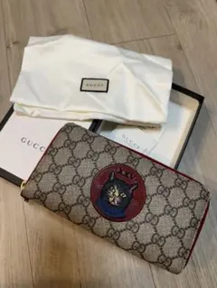 新品同様 グッチ財布 グッチ長財布 グッチシェリーライン グッチラジャ 