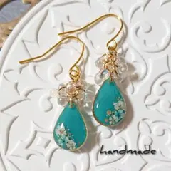 ≪135 イエロー≫レジンピアス 400円 - メルカリ