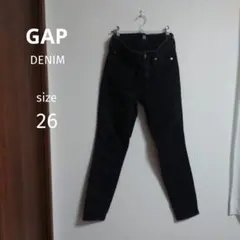 GAP スキニーデニム ブラック 26