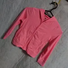 エアリズムパーカー　キッズ　110　ピンク