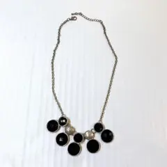 早い者勝ち✨ ネックレス ビジューネックレス ブラック ストーン 黒