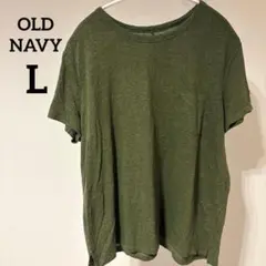 オールドネイビー◆半袖Tシャツ オリーブグリーン 【L】 カジュアル　カーキのサムネイル