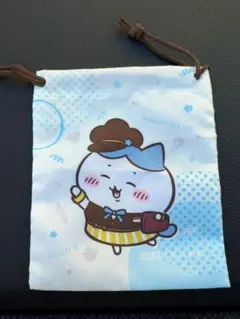 Coco's　ちいかわ　コラボ　巾着　ハチワレ