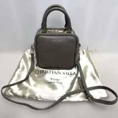 【極美品】CHRISTIAN VILLA　2way Square Bagのサムネイル