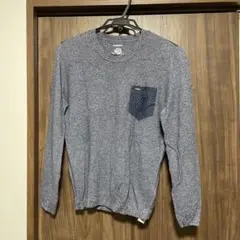 【美品】DIESEL グレー ニットセーター 長袖