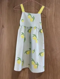 ZARA レモン柄ノースリーブワンピース 110cm