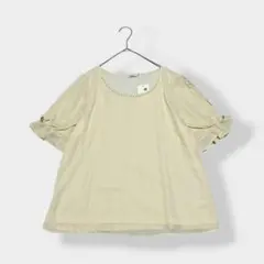 ◉新品◉アースミュージックアンドエコロジー シフォン ブラウス アイボリー Mのサムネイル