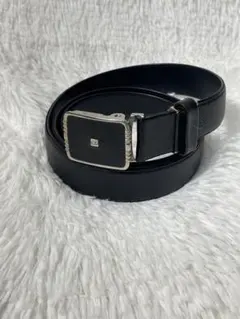 Christian Dior ディオール CDロゴ 本革 レザーベルト ブラック