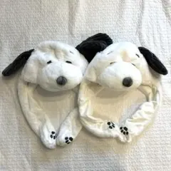 u*b様 USJ　 ピーナッツ　スヌーピー　ピョコ耳ぬいぐるみハット　2個セット