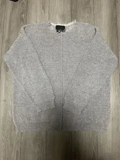 た*や様 UNUSED 5G crew neck コットン カシミア ニット セのサムネイル