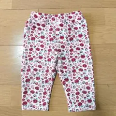 赤ちゃん本舗　花柄　パンツ　ベビーパンツ　レギンス　80
