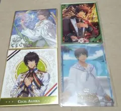 うたプリ 箔押し色紙、クリアカード 愛島セシル