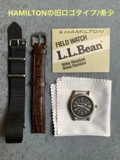 L.L.Bean x Hamiltonダブルネーム腕時計　未使用ベルト2本他付きのサムネイル