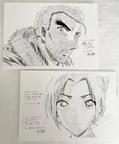 名探偵コナン　隻眼の残像　大和敢助　上原由衣　限定盤　複製原画