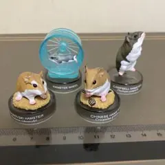 ハムスターフィギュアコレクション4体