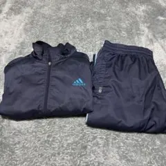 adidas ネイビー ジャージ　上下セット　アディダス　ウェア　トレーニング