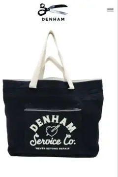 未使用2025今期新作DENHAMTOTEBAGRINSEネイビー完売品デンハム