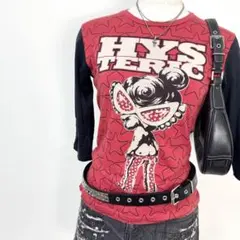 y2k❤️ HYSTERIC MINI ミニちゃん 星柄 7分袖 カットソー
