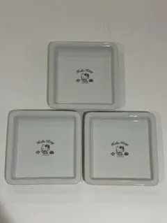 ハローキティ カフェプレート（陶器製）3枚セット