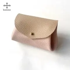 パステルカラーの3Pocketポーチ｜いちごチョコ