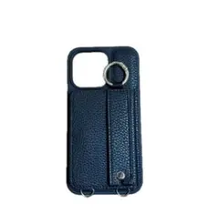 iPhone13Pro ケース　カード収納・ショルダーストラップ付き