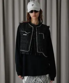 蕎麦様専用 PRANK PROJECT tweedy denim blouson - メルカリ