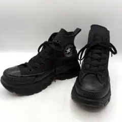 【美品】コンバース　ハイカットスニーカー　ブラック