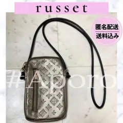 russet ラシット フェイクレザー エンボススマートフォンショルダーバッグのサムネイル