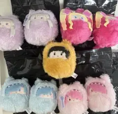 トケコザッカテン イエティとなかまたち パステル ぬいぐるみ 3体 
