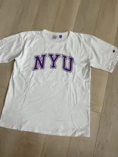 Champion NYU プリントTシャツ T1011 USA製