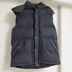 フード付き　ダウンベスト　ユナイテッドアローズ　グリーンレーベル　メンズ