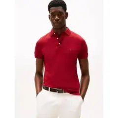 TOMMY HILFIGER シーズンスリムポロシャツ
