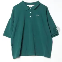 LACOSTE L!VE ポロシャツ 半袖 グリーン サイズ36