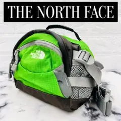 ノースフェイス ボディバッグ ウエストバッグ ポーチ ライム グリーン ナイロン