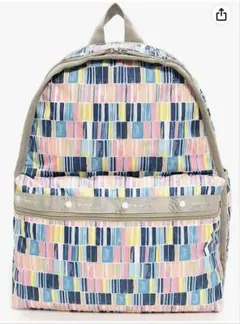 美品 レスポートサック リュック バックパック ペインテッドタイル 軽量 軽いのサムネイル