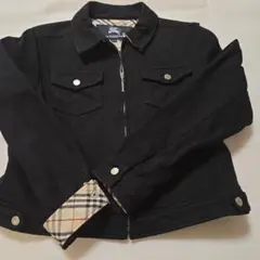 【130cm】BURBERRY ブラック ジャケット