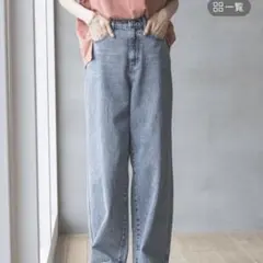 グローバルワーク　goodデニムバギーパンツ　バギージーンズ　L