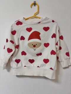 バースデイ futafuta クリスマス サンタクロース トレーナー　90cm