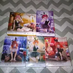 五等分の花嫁＊ Desktop Cute フィギュア ～バニーver.～セット