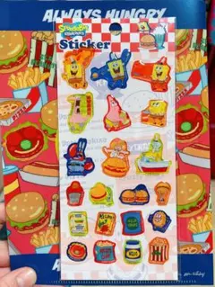 スポンジ・ボブ ステッカー ぷっくりシール 新作