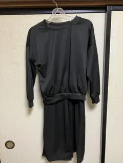 長袖 プルオーバー＋ハイウエストパンツ 大人カジュアル セットアップ